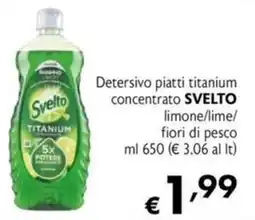 Maxi Family Detersivo piatti titanium concentrato SVELTO offerta