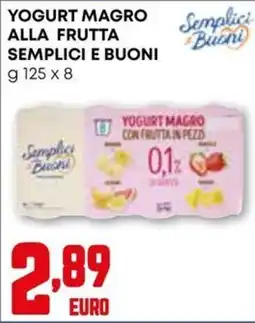 Kanguro Yogurt magro alla frutta SEMPLICI E BUONI offerta