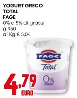 Kanguro Yogurt greco total FAGE offerta