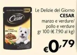 Maxi Family Le delizie del giorno cesar manzo e verdure/ pollo e verdure offerta