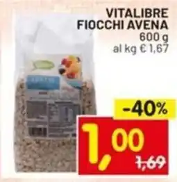 Centro Commerciale Discount Vitalibre fiocchi avena offerta