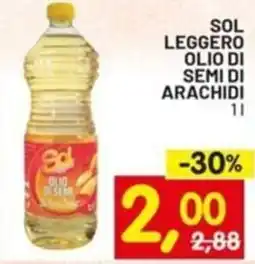 Centro Commerciale Discount Sol leggero olio di semi di arachidi offerta
