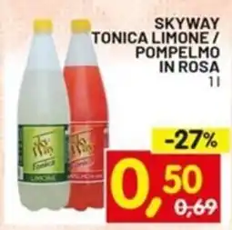 Centro Commerciale Discount Skyway tonica limone/ pompelmo in rosa offerta