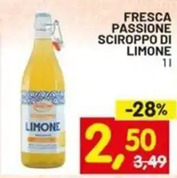 Centro Commerciale Discount Fresca passione sciroppo di limone offerta