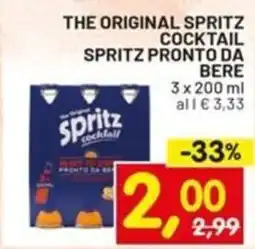 Centro Commerciale Discount The original spritz cocktail spritz pronto da bere offerta
