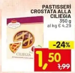 Centro Commerciale Discount Pastisseri crostata alla ciliegia offerta