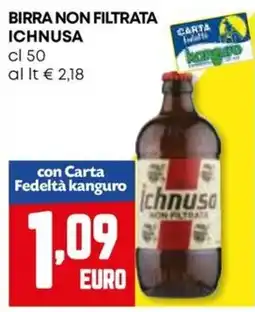 Kanguro Birra non filtrata ICHNUSA offerta