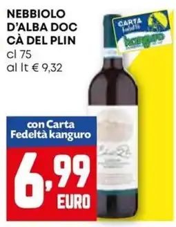 Kanguro Nebbiolo d'alba doc CÀ DEL PLIN offerta