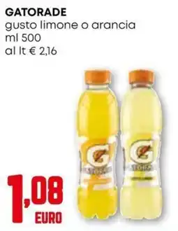 Kanguro GATORADE gusto limone o arancia offerta