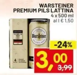 Centro Commerciale Discount Warsteiner premium pils lattina offerta