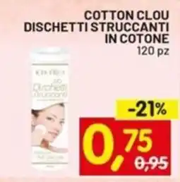Centro Commerciale Discount Cotton clou dischetti struccanti in cotone offerta