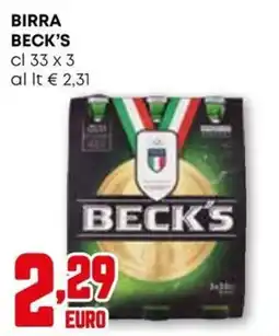 Kanguro Birra BECK'S offerta
