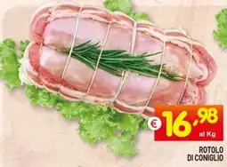 Centro Commerciale Discount Rotolo di coniglio offerta