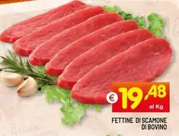 Centro Commerciale Discount Fettine di scamone di bovino offerta
