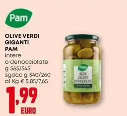 Kanguro Olive verdi giganti PAM offerta
