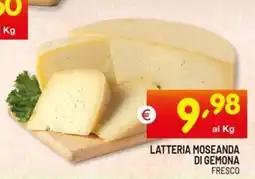Centro Commerciale Discount Latteria moseanda di gemona fresco offerta