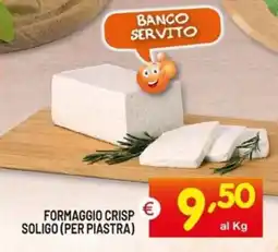 Centro Commerciale Discount Formaggio crisp soligo (per piastra) offerta