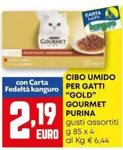 Kanguro Cibo umido per gatti "gold" GOURMET PURINA offerta