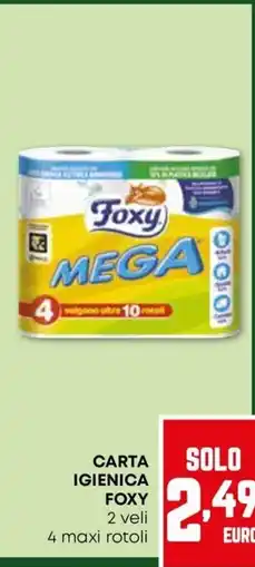 Kanguro Carta igienica FOXY 2 veli offerta