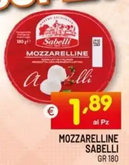 Centro Commerciale Discount Mozzarelline SABELLI offerta