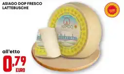 Kanguro Asiago dop fresco lattebusche offerta