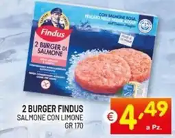 Centro Commerciale Discount 2 burger findus salmone con limone offerta