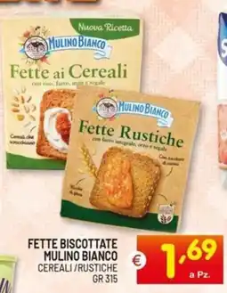 Centro Commerciale Discount Fette biscottate mulino bianco cereali/rustiche offerta