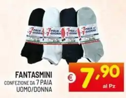 Centro Commerciale Discount Fantasmini confezione da 7 paia uomo/donna offerta