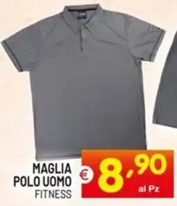 Centro Commerciale Discount Maglia polo uomo fitness offerta