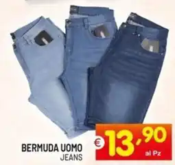 Centro Commerciale Discount Bermuda uomo jeans offerta