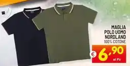 Centro Commerciale Discount Maglia polo uomo nordland 100% cotone offerta