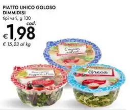 Bennet Piatto unico goloso DIMMIDISI offerta