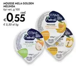 Bennet Mousse mela golden MELINDA offerta