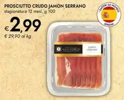 Bennet Prosciutto crudo JAMON SERRANO offerta