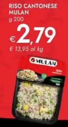 Bennet Riso cantonese MULAN offerta