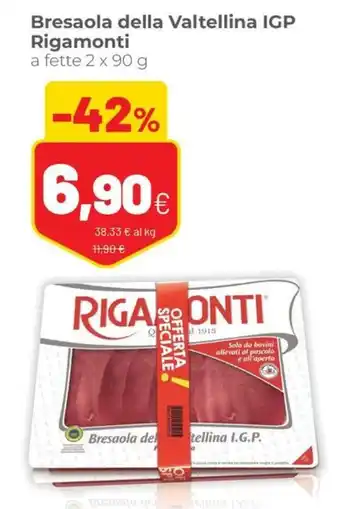 Bresaola della Valtellina IGP Rigamonti a fette