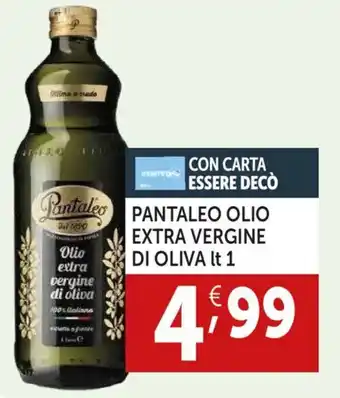 Deco Supermercati Pantaleo olio extra vergine di oliva offerta