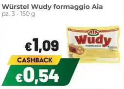 Coop Würstel Wudy formaggio Aia offerta
