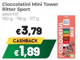 Coop Cioccolatini Mini Tower Ritter Sport offerta