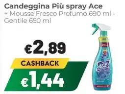 Coop Candeggina Più spray Ace offerta