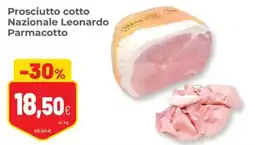 Coop Prosciutto cotto Nazionale Leonardo Parmacotto offerta