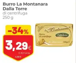 Coop Burro La Montanara Dalla Torre offerta