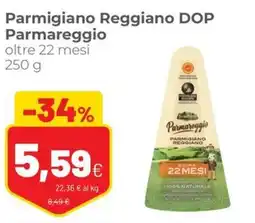 Coop Parmigiano Reggiano DOP Parmareggio offerta