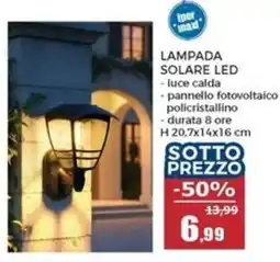Happy Casa Lampada solare LED offerta