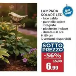 Happy Casa Lampada solare LED offerta