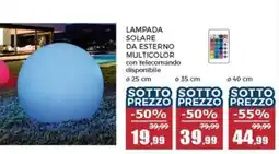 Happy Casa Lampada solare da esterno multicolor offerta