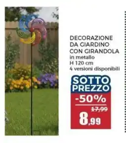 Happy Casa Decorazione da giardino con girandola offerta