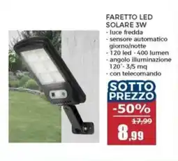 Happy Casa Faretto led solare 3W offerta