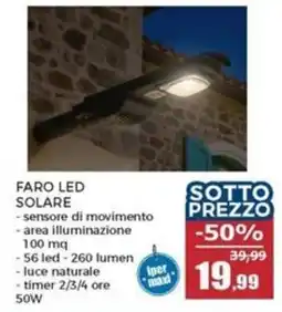 Happy Casa Faro LED solare offerta