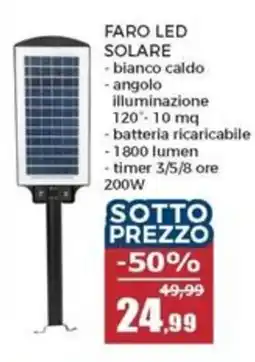 Happy Casa Faro LED solare offerta